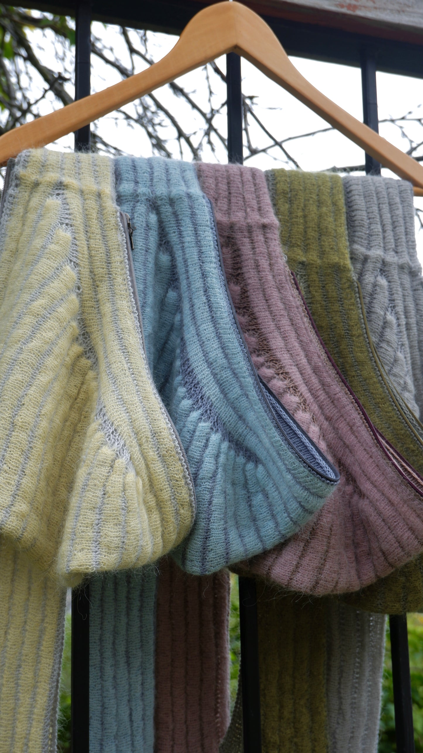 Hooded Scarf and Bag Made-to-Order
